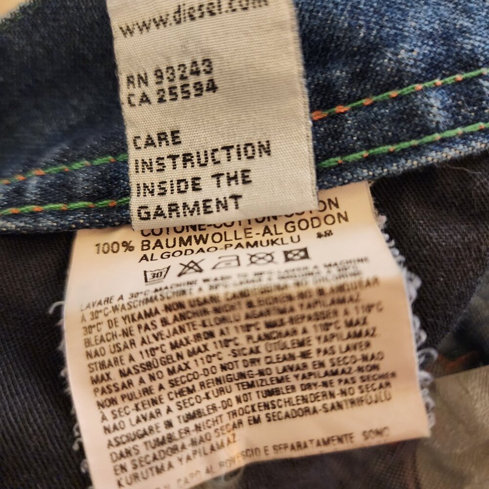Diesel Denim Gallery Nadar Jeans #062/167 Size 29 L30 – Made in Italy - Picture 10 of 12